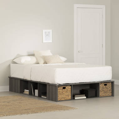 Flexible storage deals platform bed